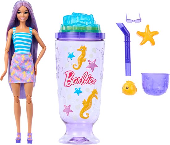Barbie Pop Reveal Shake Cup Pop Paars Kinderen