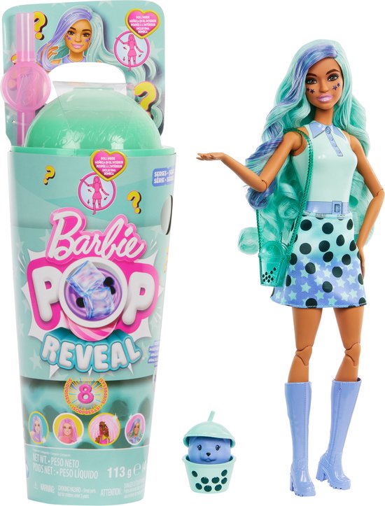 Barbie Reveal - Bubbelthee Barbiepop - Groene Thee