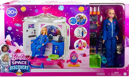 Barbie Ruimteverkenning - Ruimtestation Speelset - Speelfigurenset van Barbie