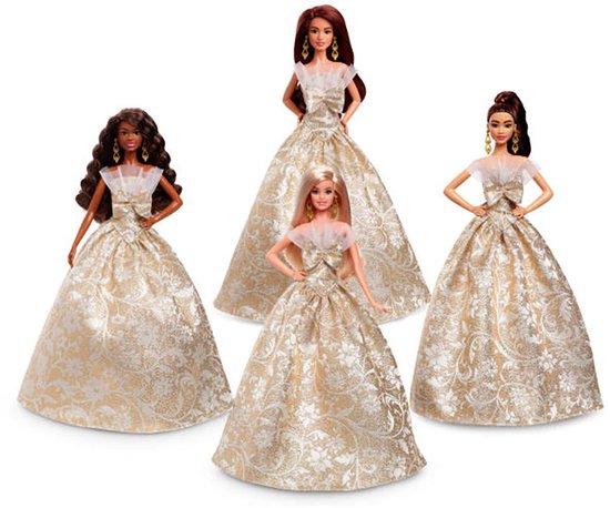 Barbie Signature Feestdagen Latina-pop Goud van Mattel