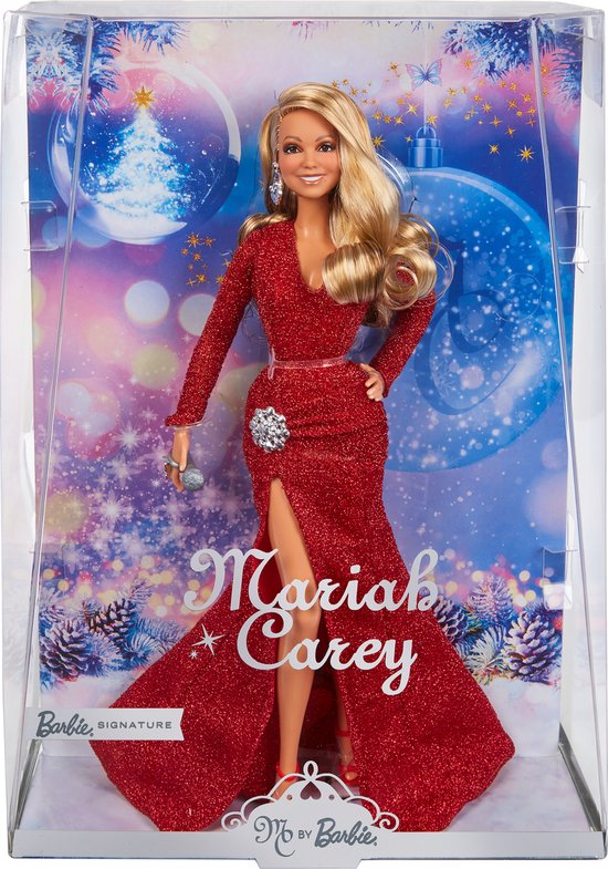 Barbie Signature Kerst Pop Mariah Carey Rood van Barbie
