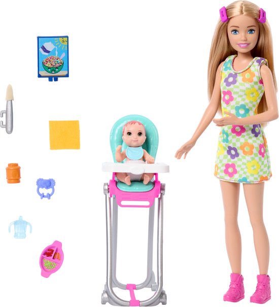 Barbie Skipper Babysitters - Barbiepop van Merkloos