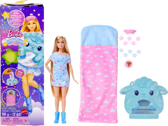 Barbie Sleepover Reveal Doll and Accessories