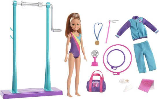 Barbie Stacie Gymnastiekteam Pop Roze van Merkloos