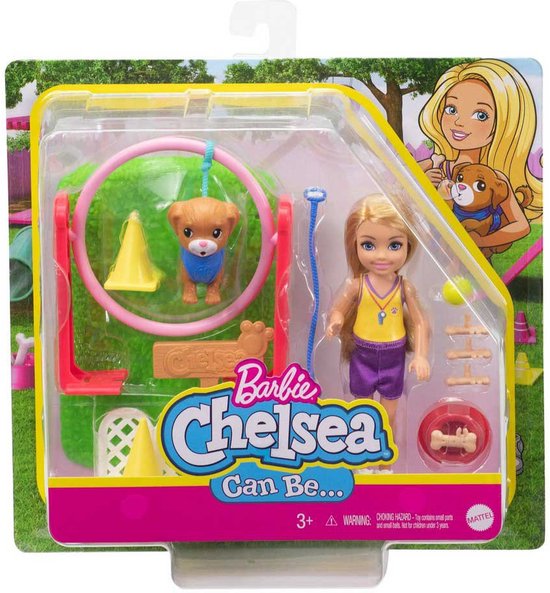 Barbie Tienerpop Chelsea Can Be Meisjes 15,3 Cm Geel/paars