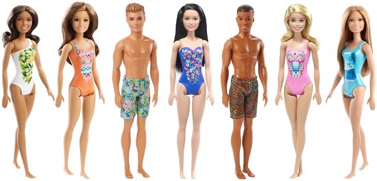 Barbie Tienerpop Meisjes 32,5 Cm Blank/roze van Barbie