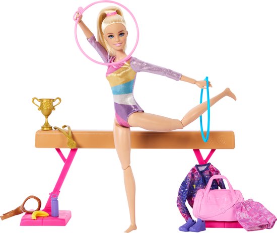 Barbie Turnpop Speelset - Barbiepop van Barbie