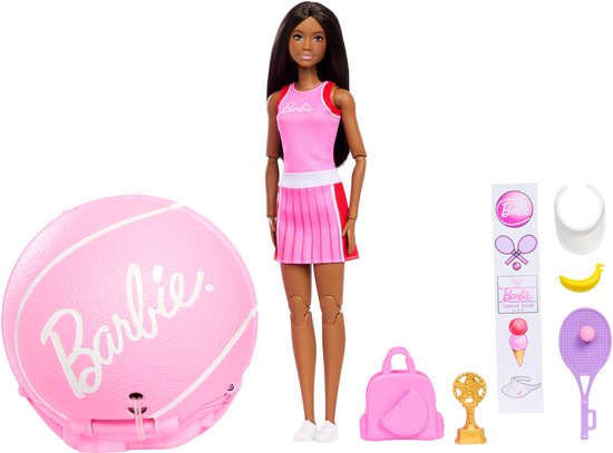 Barbie You Can Be A Tennis Player Pop Roze Kinderen