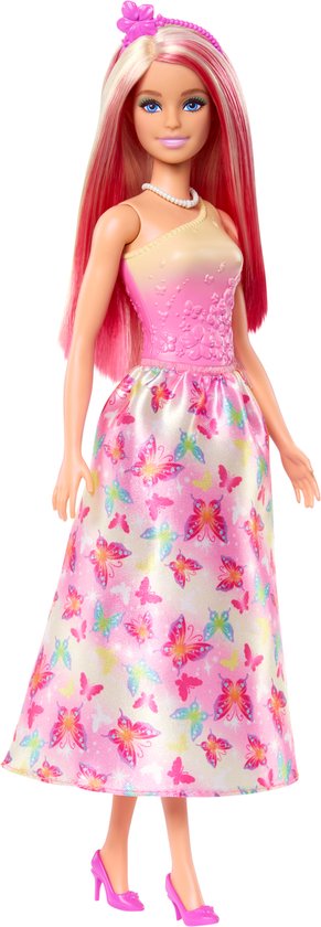 Barbie Zeemeerminpop met Roze Haar - Barbiepop