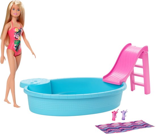 Barbie Zwembad met Pop van Barbie