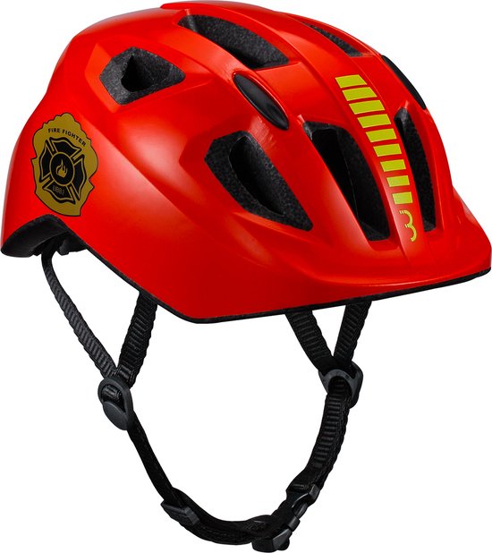 BBB Cycling Hero Kinderhelm Fiets - Fietshelm Kinderen - Sporthelm Kind - Firefighter - Maat S - BHE-172 van BBB Cycling
