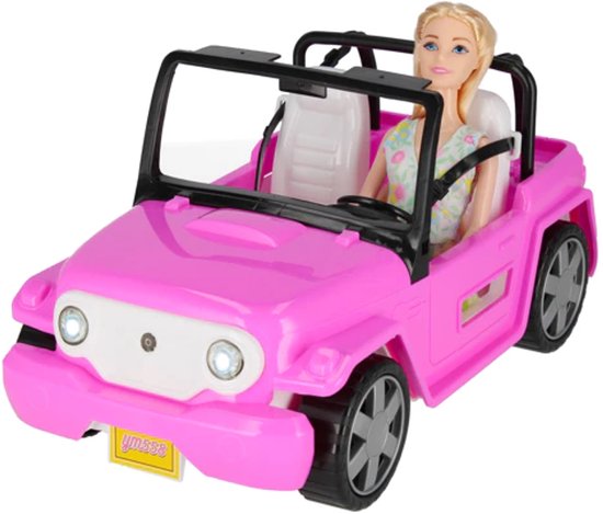 Bella Poppenauto met geluid/licht