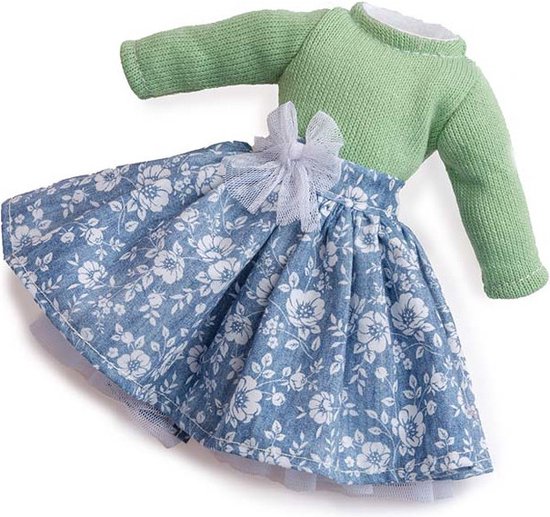Berjuan Poppenkleding Meisjes 35 Cm Textiel Groen 2-delig van Berjuan
