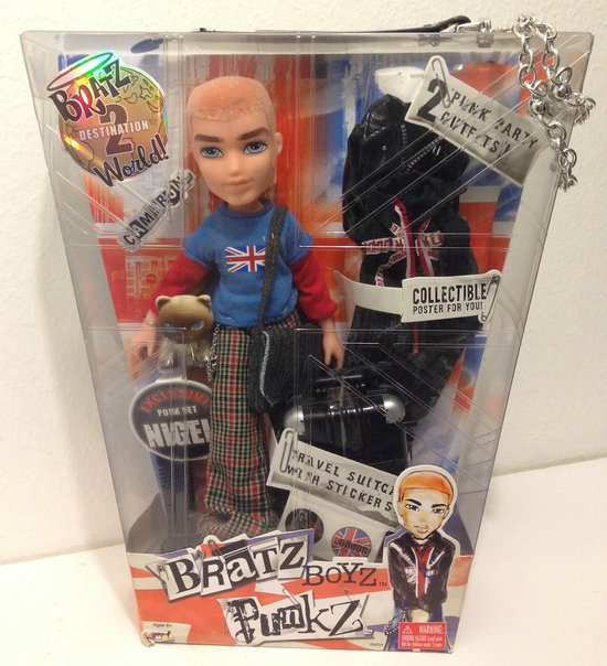 Bratz Boyz Punkz Cameron - Collector's item - Zeldzaam van BRA