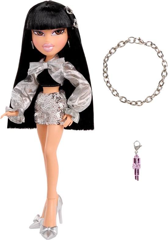 Bratz Charmz-modepop Jade met bedelarmband om te verzamelen van Merkloos