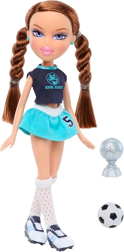 Bratz Play Sportz Roxxi (Voetbal) van Merkloos