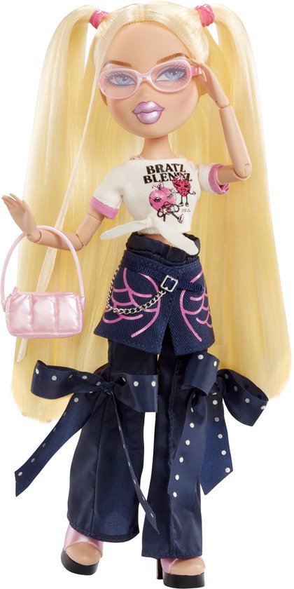 Bratz Stylin'-modepop Cloe met aanpasbaar T-shirt voor jou en accessoires van Merkloos