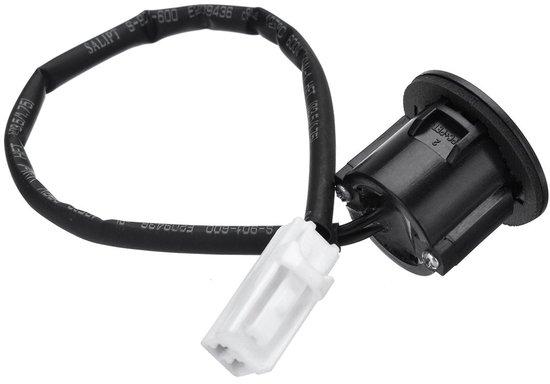 Byshayne - Achterklep Luggage Lock Push Button - Hoogwaardige Drukknop - Zwart - Geschikt voor Mazda 2 M2 - Betrouwbare Schakelaar