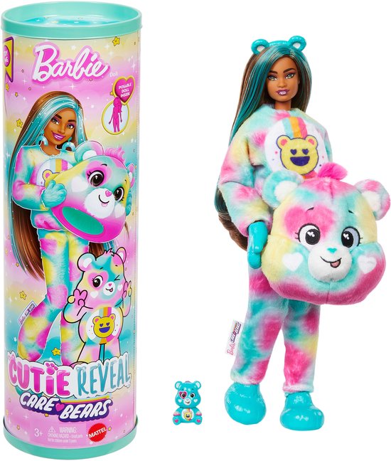 Care Bears Barbie Cutie Reveal Doll van Merkloos
