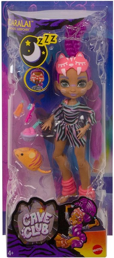 Cave Club - Roaralai pop -  Pyjama party - 30 cm van Mattel