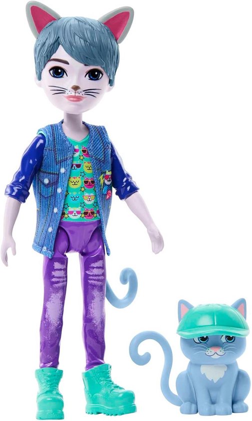 Chic Feestje Pop met Dierenvriendje en Toebehoren voor Kinderen van Merkloos