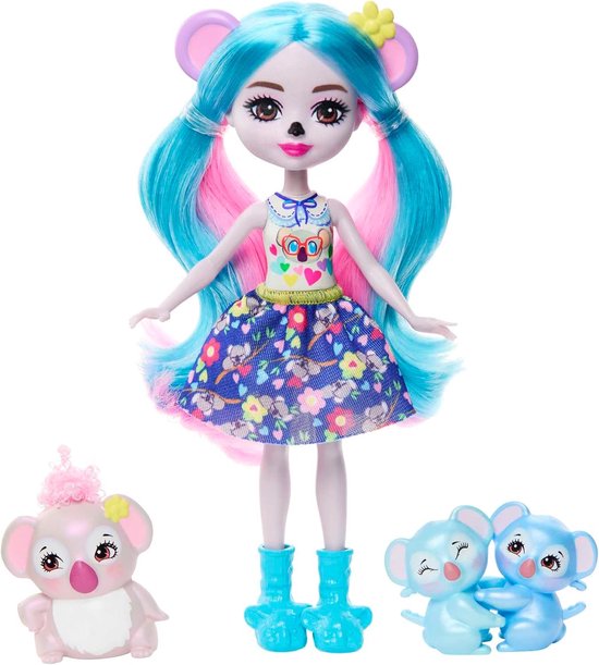 Chic Feestje Poppen Set met Karalee Koala en Vriendjes - Speelgoed voor Kinderen van Merkloos