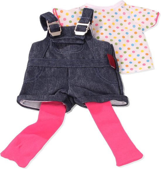 Combi-tuinbroek Set Poppenkleding Maat XL voor Staande Poppen 45-50 cm van Merkloos