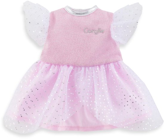 Corolle glitter poppenjurk roze Ma Corolle pop 36 cm van Merkloos