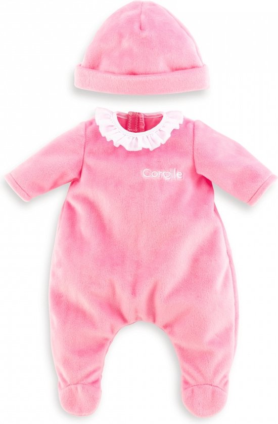Corolle Mon Grand Poupon - Pyjama Roze met Muts, 36cm van Corolle