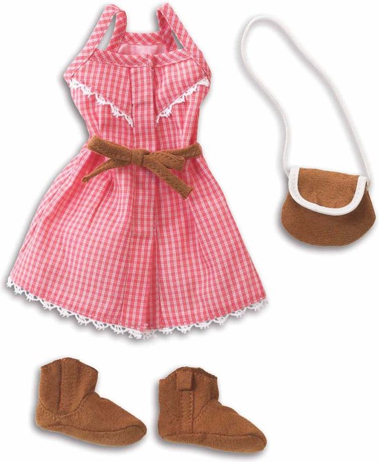 Corolle poppenkleding jurk schoentjes en tas voor ma cherie pop van 33cm van Corolle