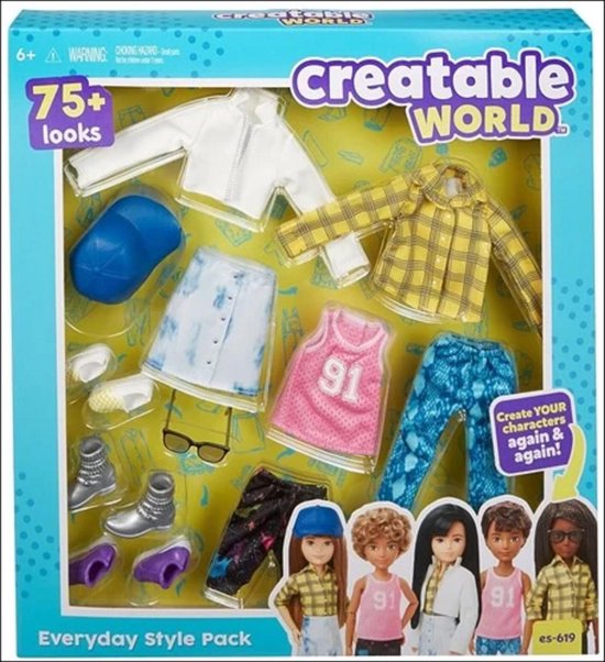 Creativ World Creatable World Barbie Poppenkledingset van Mattel