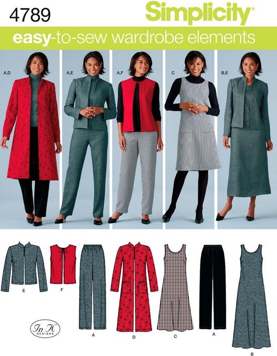 Dames & Plus Size Slimme en Casual Kledingpatronen van Merkloos