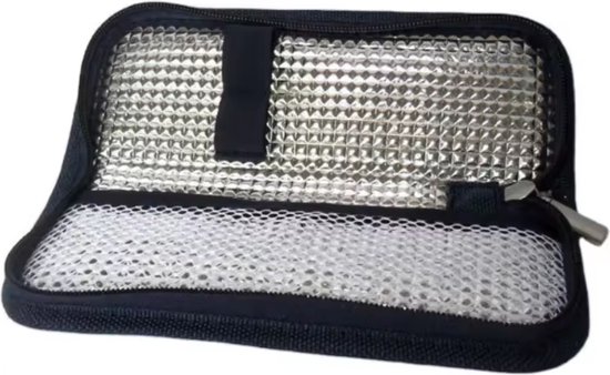 Diabetes koeltas - diabetes tas - insuline koeltas - zwart - diabetes etui - koeltas - KELERINO. van KELERINO