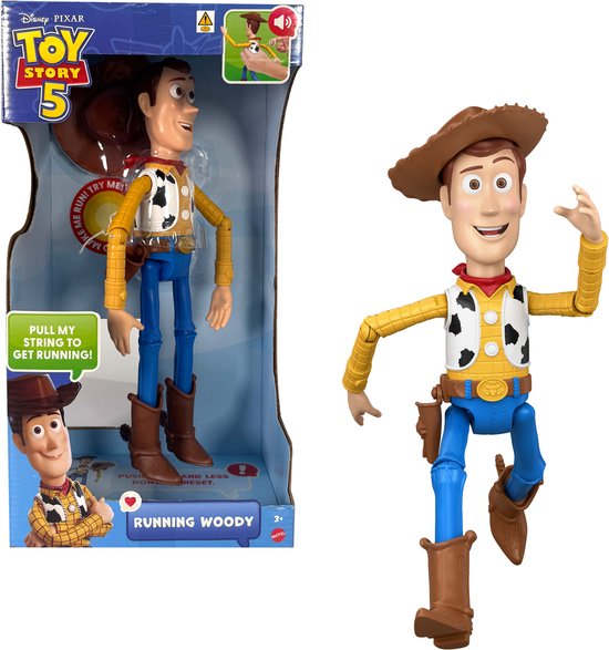 Disney en Pixar Toy Story 5 Rennende Woody actiefiguur van 30 cm, meer dan 50 geluiden
