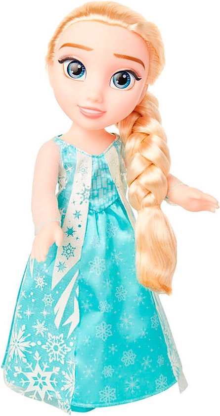 Disney Frozen Elsa-pop 38 Cm Blauw van Merkloos