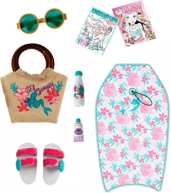 DISNEY ILY 45CM ARIEL ACCESSOIRES SET van Merkloos