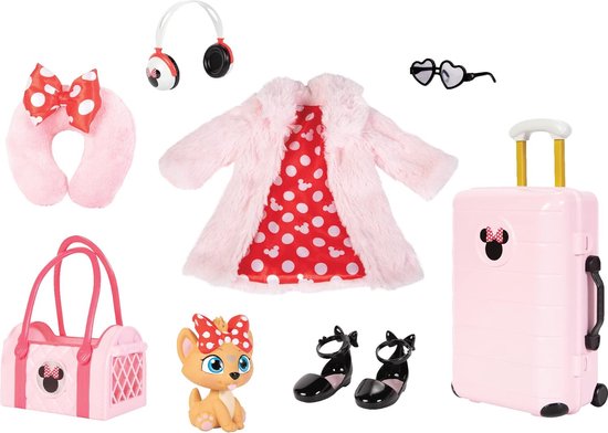 DISNEY ILY, DISNEY ILY OOIT GEÏNSPIREERD DOOR MINNIE MOUSE DELUXE MODE- EN ACCESSOIREPAKKET van Merkloos