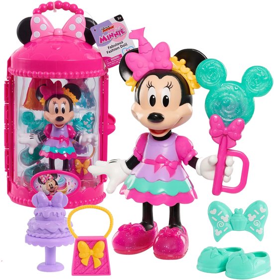 Disney Minnie Mouse Fabulous Fashion Pop - Minnie Mouse pop met kleding en accessoires