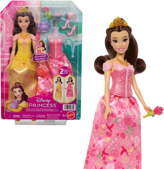 Disney Princess Belle 2 In 1 Stories Fashion Pop Roze Kinderen