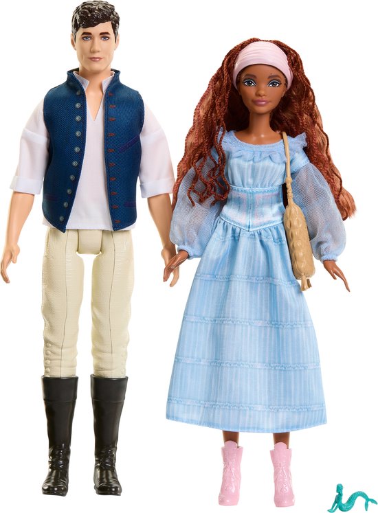 Disney Princess De Kleine Zeemeermin Ariël en Prins Erik - Pop van Disney