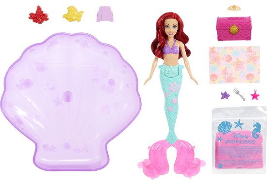 Disney Princess Disney Prinses Zwem en Zand Ariël modepop van Disney Princess