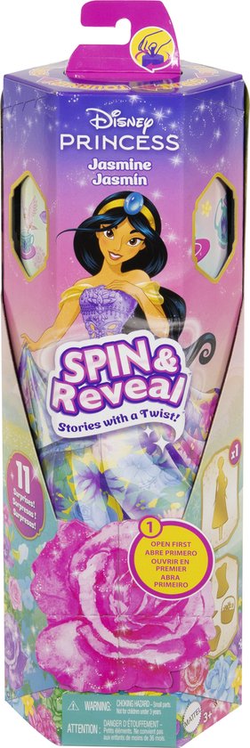Disney Princess Draaien en Ontdekken - Jasmine pop van Disney
