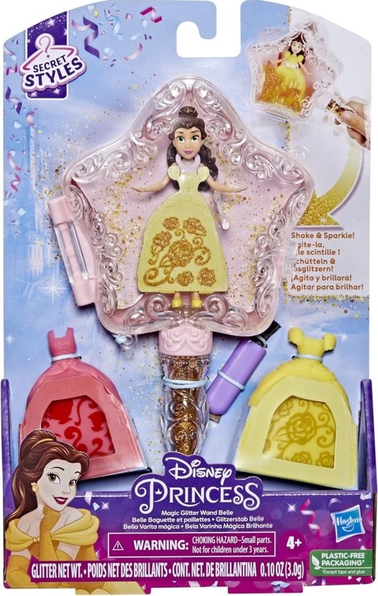 Disney Princess Magic Glitter Belle speelfiguur van Disney