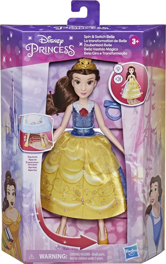 Disney Princess Spin and Switch Belle + Licht en Geluid van Disney
