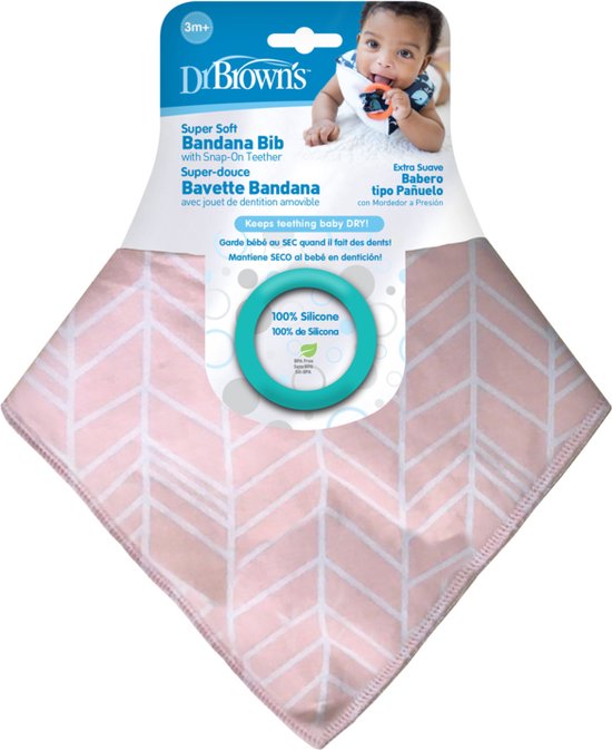 Dr Brown's - Ac127 Zakdoek-Slab Met Bijtring-Visgraat van Dr. Brown's