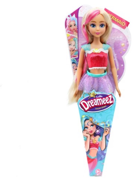 Dreameez Zeemeermin Pop (barbie) Blond Haar van Dreameez