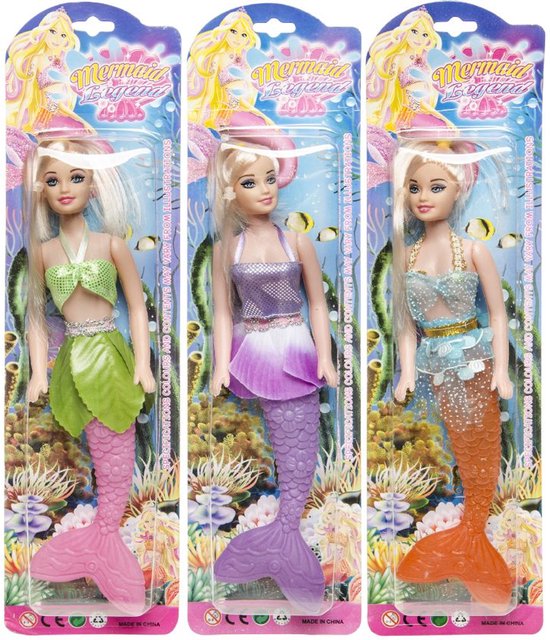 Duckiez Zeemeermin Pop Op Kaart - 72 stuks van Merkloos