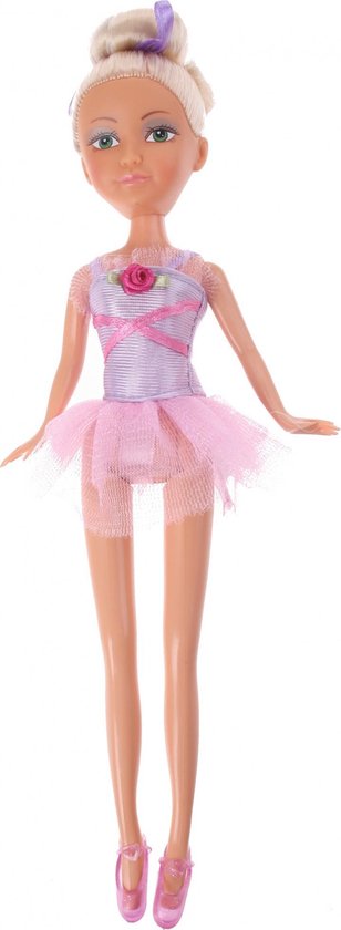 Eddy Toys tienerpop balletdanseres blond 28 cm van Eddy Toys