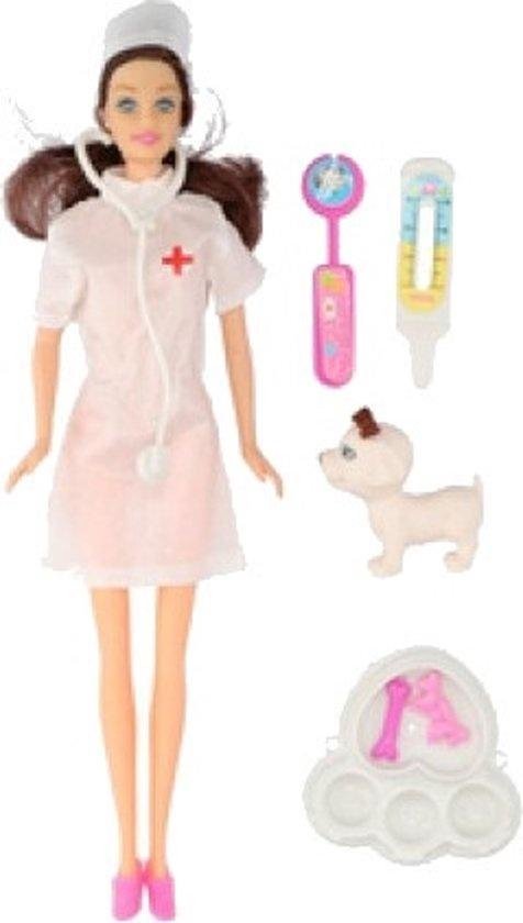 Eddy Toys Tienerpop Zuster Bruin 31,5 Cm 5-delig van Eddy Toys