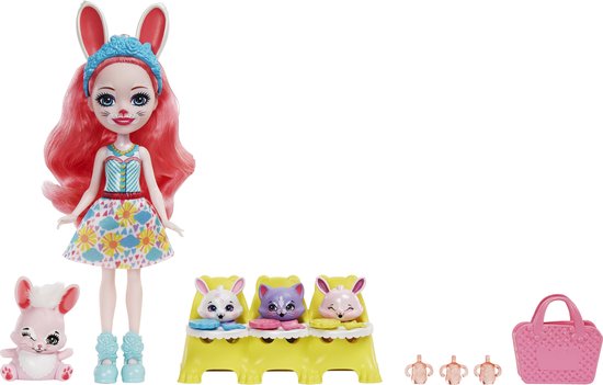 Enchantimals - Baby’s Beste Vriendjes Bree Konijn - Modepoppen van Enchantimals